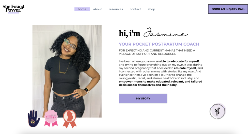 About Jasmine, Founder of She Found Power